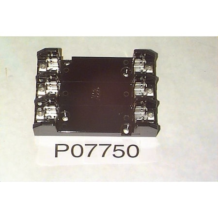 Aaon Open Fuse Block, 30A Amp Range, 600V AC/DC Volt Rating P07750